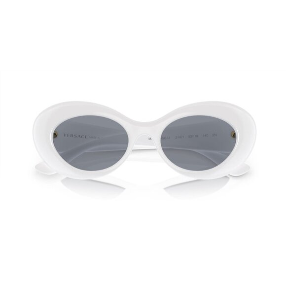 New VERSACE White Round VE4456U 314/1 Sunglasses Women - Picture 4 of 6
